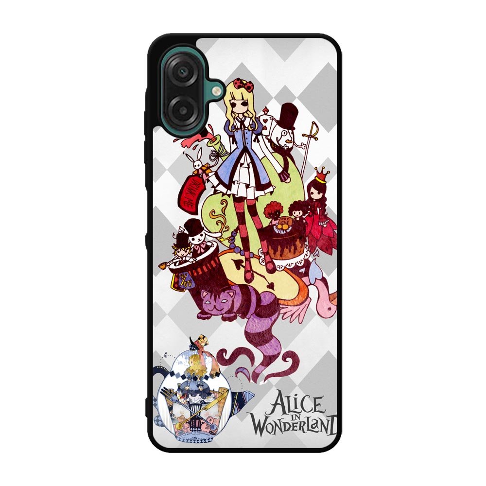 alice in wonderland all character Samsung Galaxy A07 Case QC1200