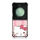 hello kitty cute pink Samsung Galaxy Z Flip 6 Case