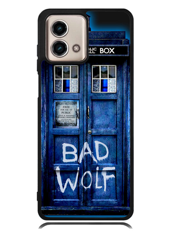 Doctor Who TARDIS Bad Wolf Blue Motorola Moto G Stylus 5G 2023 Case