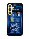 Doctor Who TARDIS Bad Wolf Blue Samsung Galaxy S24 Plus 5G , Samsung Galaxy S24+ 5G Case