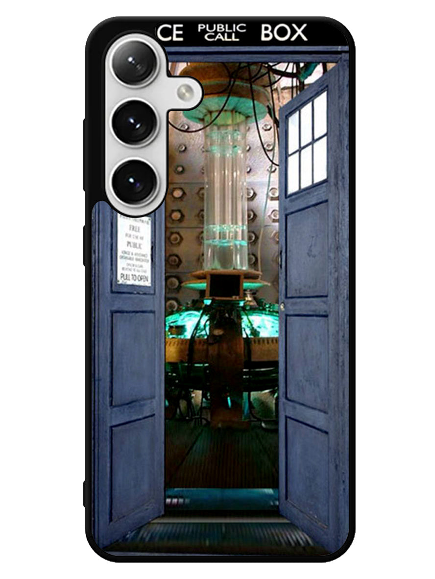 Doctor Who TARDIS Door Open Samsung Galaxy S25 5G Case
