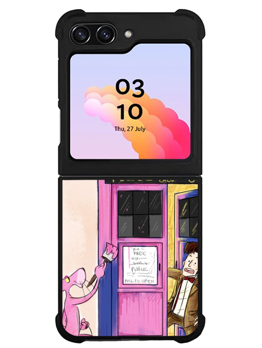 Doctor Who Tardis Funny Samsung Galaxy Z Flip 5 5G 2023 Case OV1214