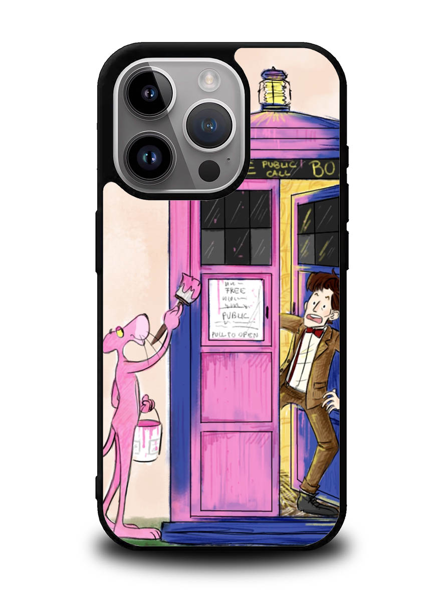 Doctor Who Tardis Funny iPhone 16 Pro Case OV1214