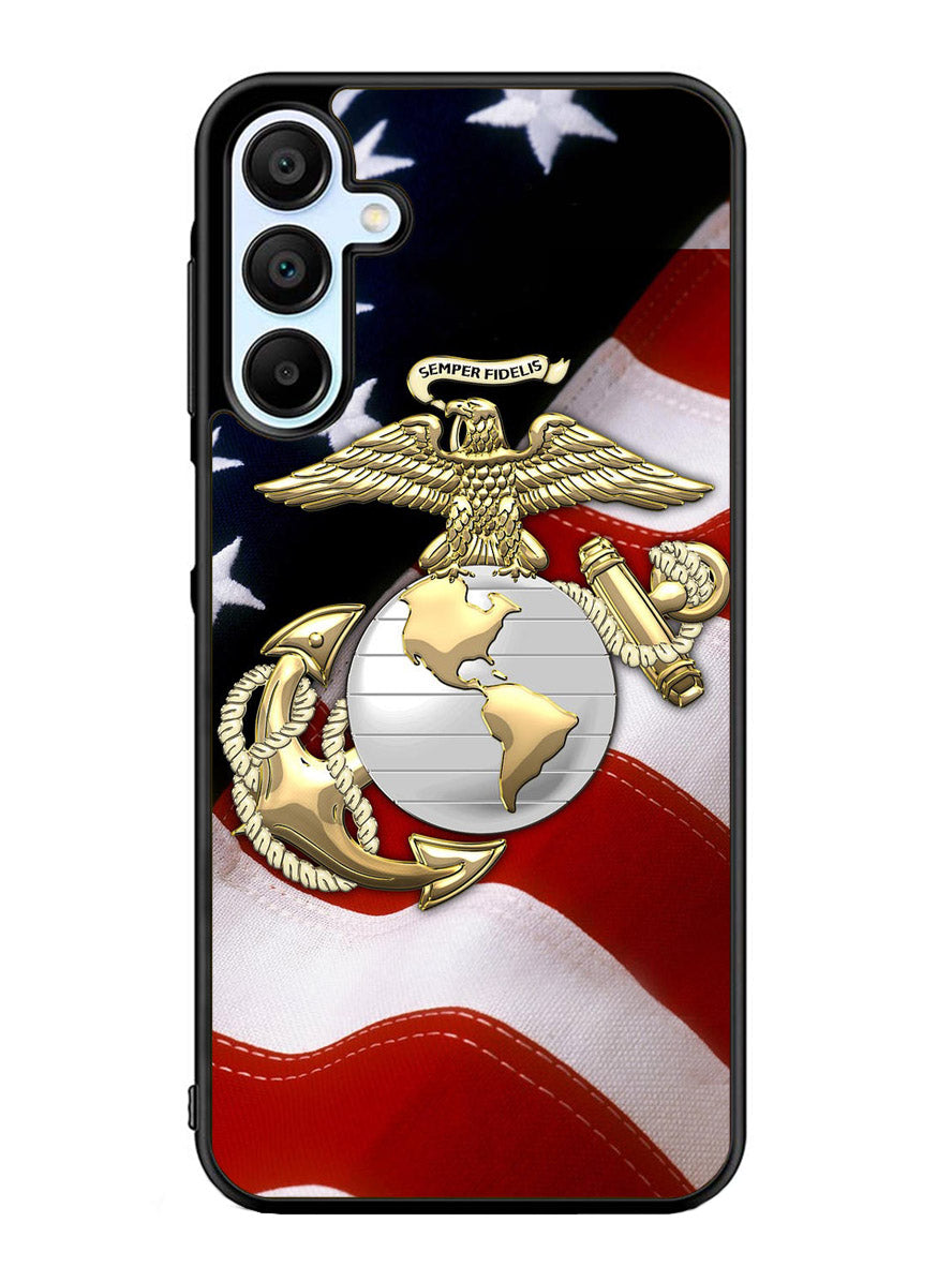 Marine Corps Anchor 1st Samsung Galaxy A25 5G Case