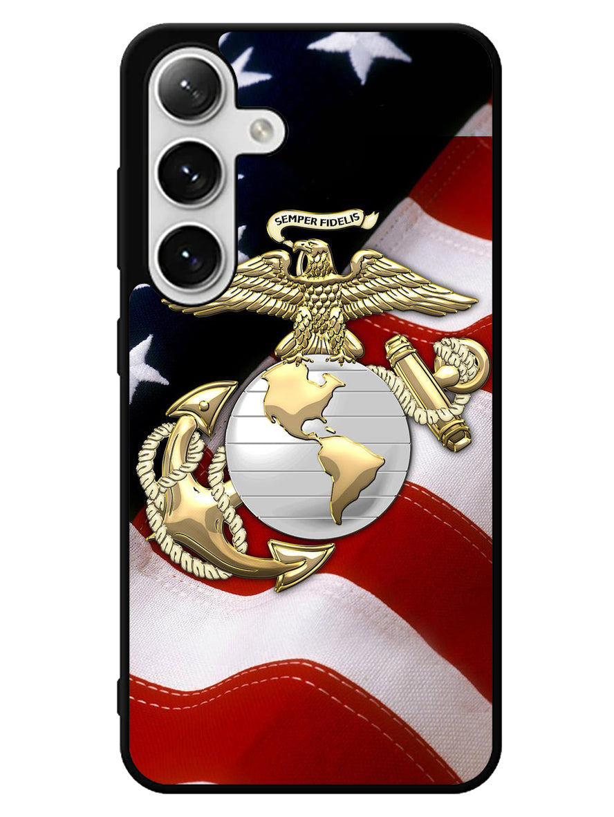 Marine Corps Anchor 1st Samsung Galaxy S24 5G Case