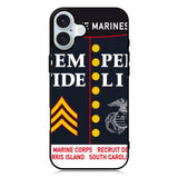 Marine Corps Live iPhone 16 Plus Case QC1218