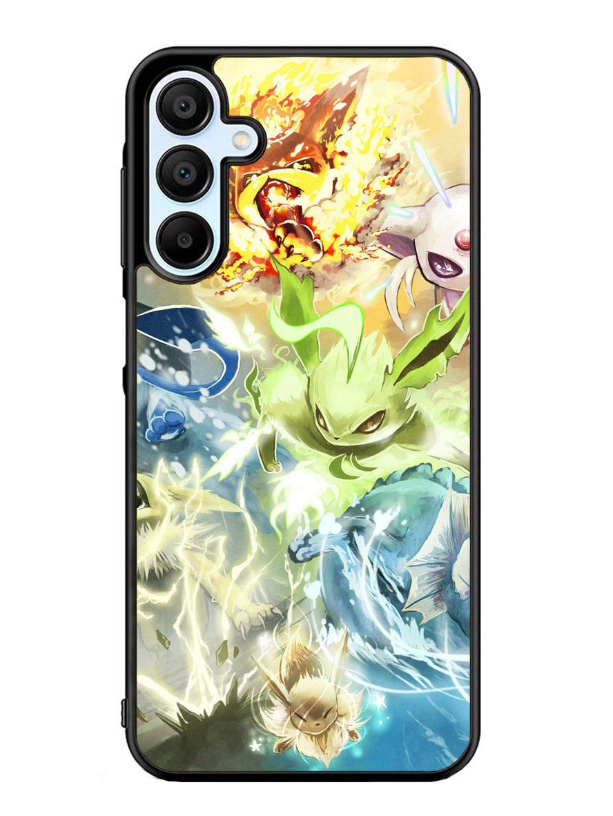 Pokemon Eevee Evolutions Samsung Galaxy A25 5G Case