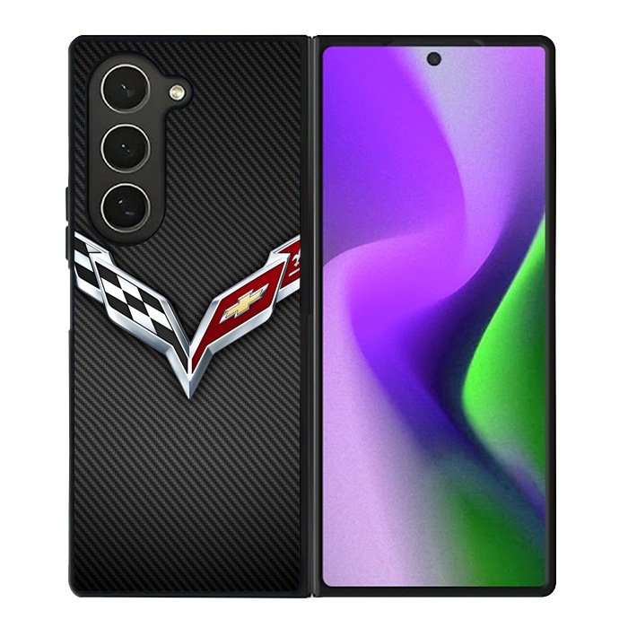 Corvette Logo 1st Samsung Galaxy Z Fold 6 Case