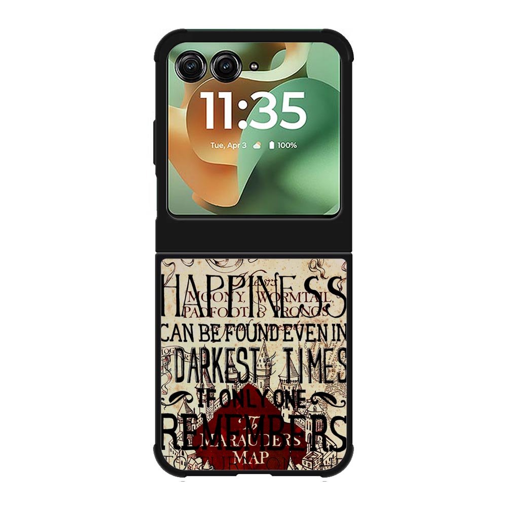 Harry Potter Marauders Map Happines Motorola Moto RAZR 2025 Case OV1242
