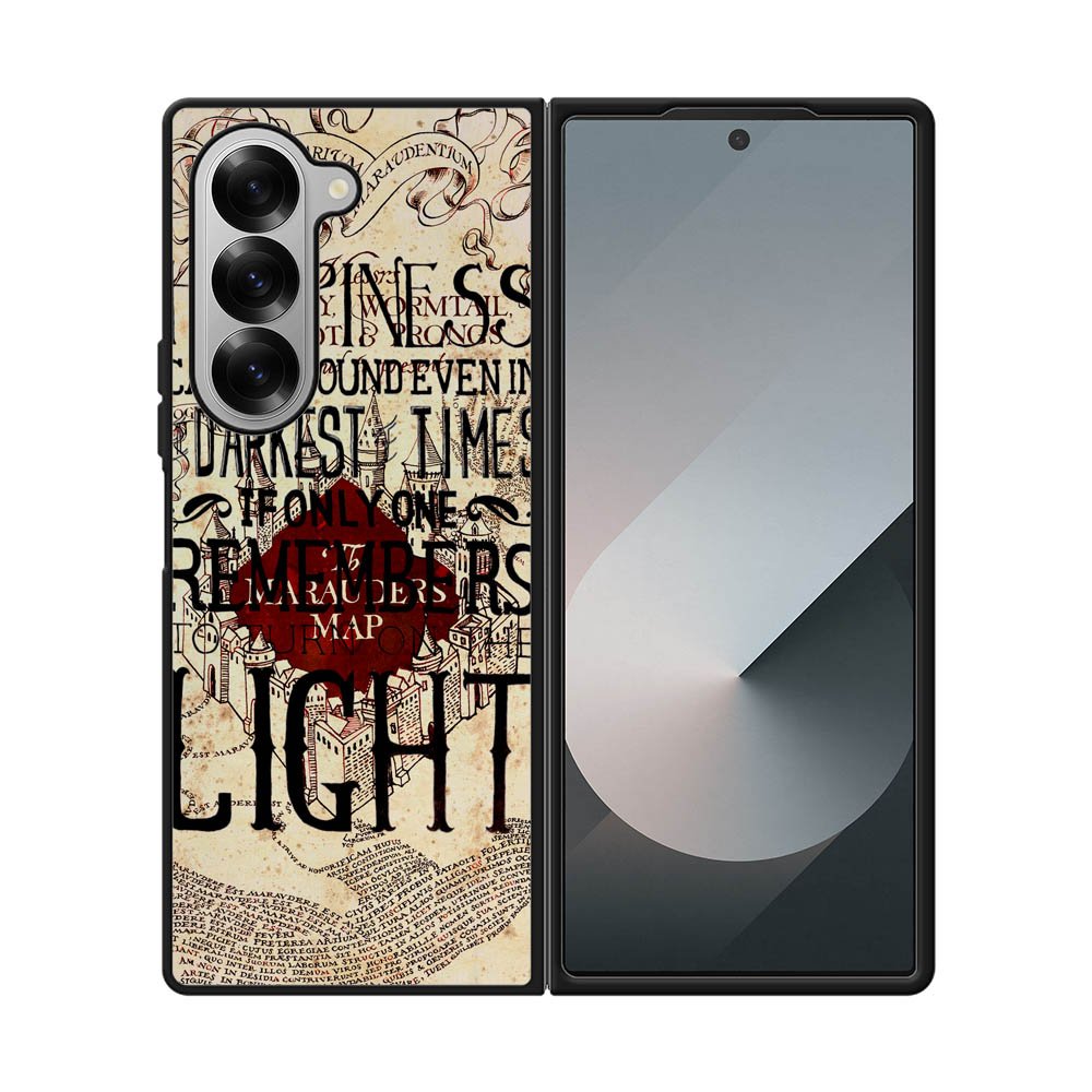 Harry Potter Marauders Map Happines Samsung Galaxy Z Fold 7 5G Case OV1242