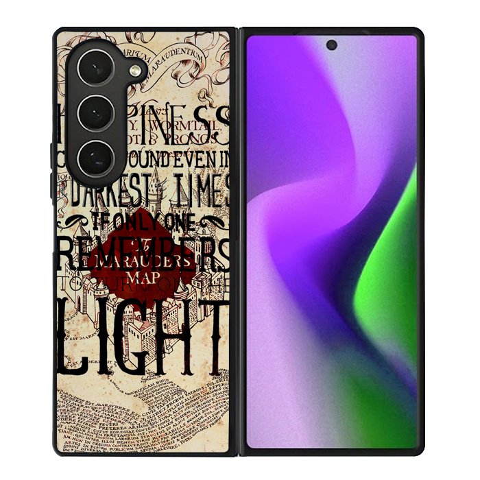 Harry Potter Marauders Map Happines Samsung Galaxy Z Fold 6 5G 2024 Case OV1242