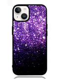 Purple Sparkling Glitter iPhone 14 Plus Case