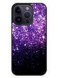 Purple Sparkling Glitter iPhone 14 Pro Case
