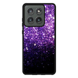 Purple Sparkling Glitter Motorola Moto Edge 2025 Case