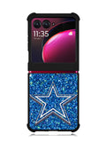 Dallas Cowboys Sparkling Glitter Motorola Moto Razr Plus 2023 , Moto Razr+ 2023 Case