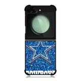 Dallas Cowboys Sparkling Glitter Samsung Galaxy Z Flip 6 Case