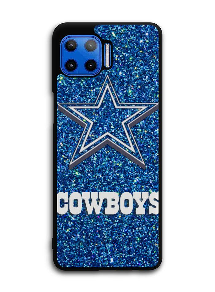 Dallas Cowboys Sparkling Glitter Motorola Moto One 5G Case , Moto One 5G UW Case , Moto G 5G Plus Case