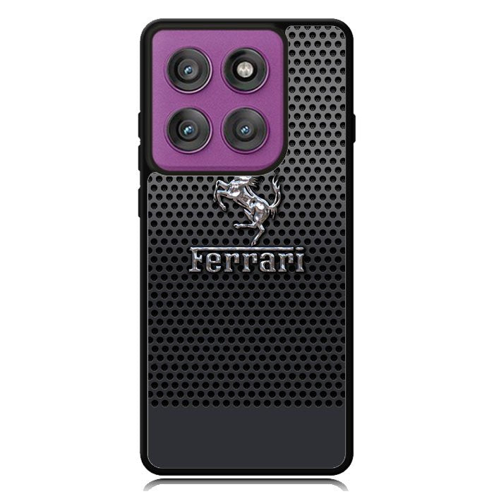 Ferrari Chrome Logo Motorola Moto Edge 2025 | Moto Edge 60 Fusion | Moto Edge 60 Pro Case OV1286