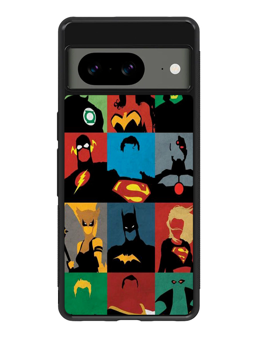 Justice League DC Comics Superheroes Google Pixel 8A Case QC1298