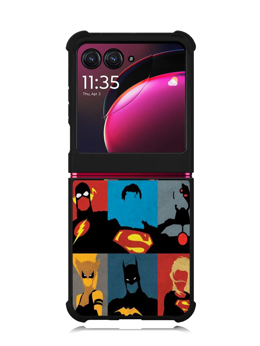 Justice League DC Comics Superheroes Motorola Moto Razr Plus 2023 , Moto Razr+ 2023 Case OV1298