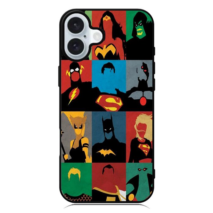 Justice League DC Comics Superheroes iPhone 16 Plus Case QC1298