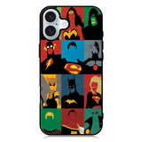 Justice League DC Comics Superheroes iPhone 16 Plus Case QC1298