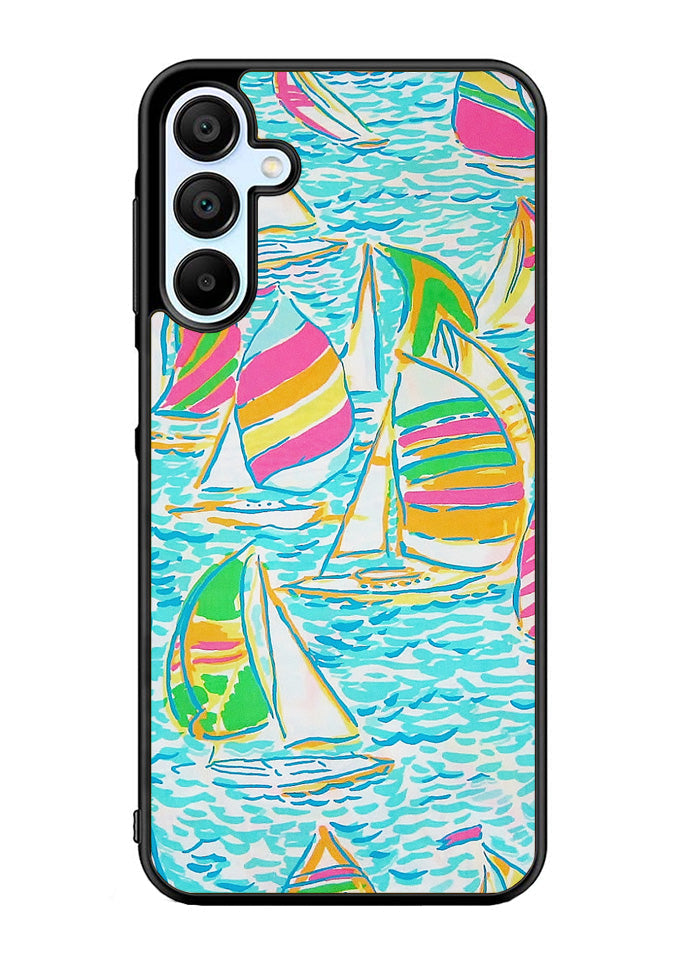 Lilly Pulitzer Sailboat Samsung Galaxy A15 5G Case