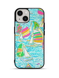 Lilly Pulitzer Sailboat iPhone 15 Plus Case