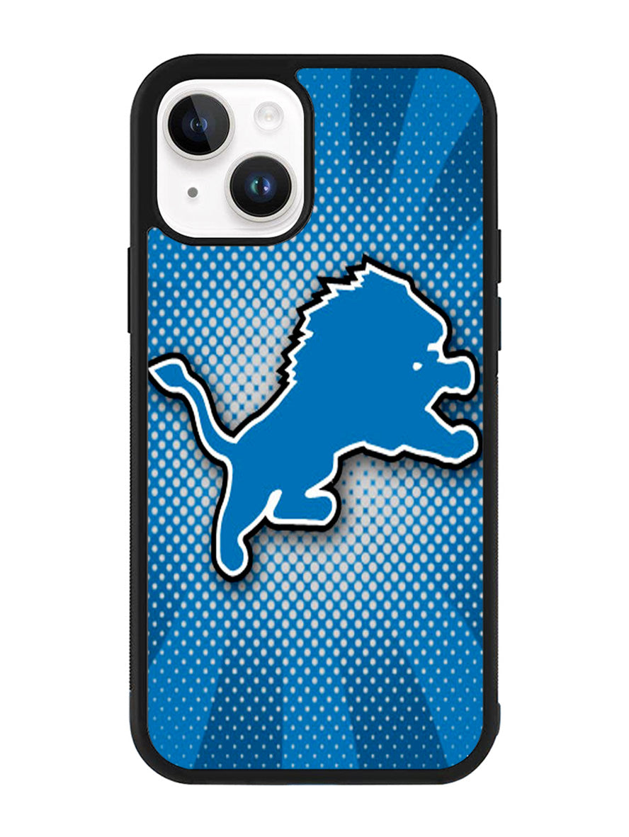 Detroit Lions Liser iPhone 15 Case