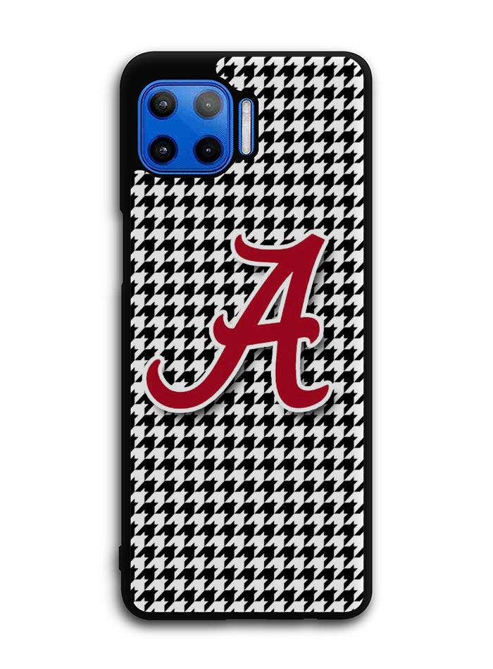Alabama Houndstooth Crimson Tide Motorola Moto One 5G Case , Moto One 5G UW Case , Moto G 5G Plus Case