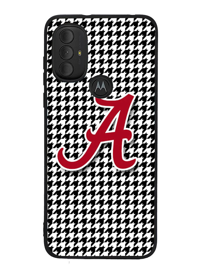 Alabama Houndstooth Crimson Tide Motorola Moto G Pure 2021 , Moto G Power 2022 Case