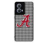 Alabama Houndstooth Crimson Tide Motorola Moto Edge 2024 Case OV6035