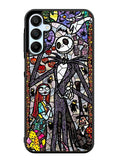 Nightmare Before Christmas Art Glass Samsung Galaxy A25 5G Case