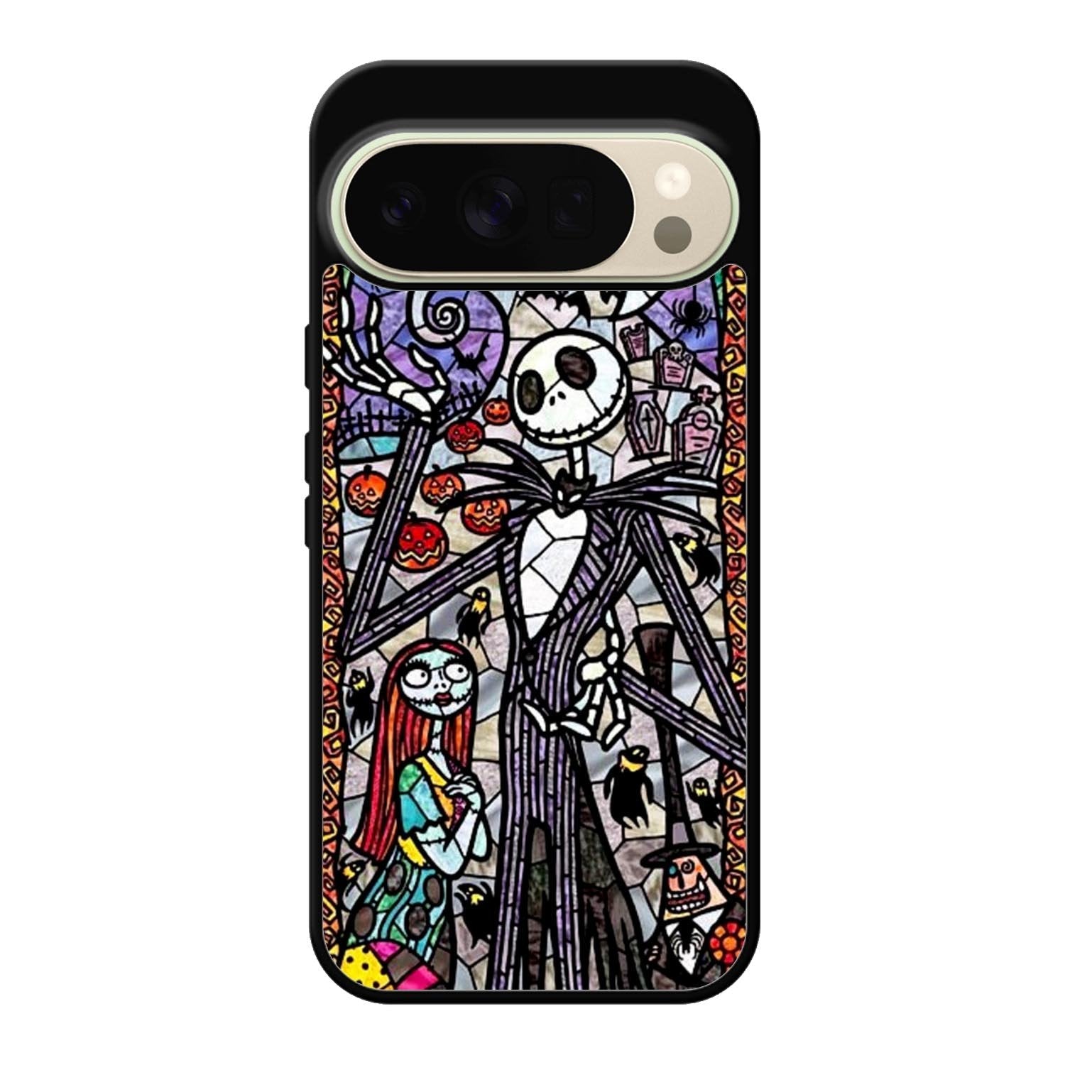 Nightmare Before Christmas Art Glass Google Pixel 10 Pro Case