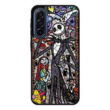 Nightmare Before Christmas Art Glass Samsung Galaxy A17 Case