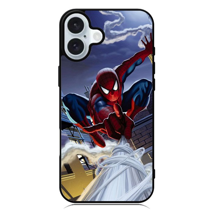 Spiderman Marvel Swing iPhone 16 Case QC1355
