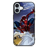 Spiderman Marvel Swing iPhone 16 Case QC1355