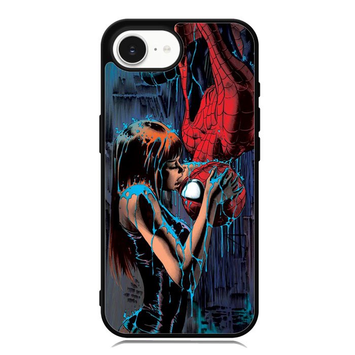 Spiderman Mary Jane Kissing iPhone 16e Case OV1356