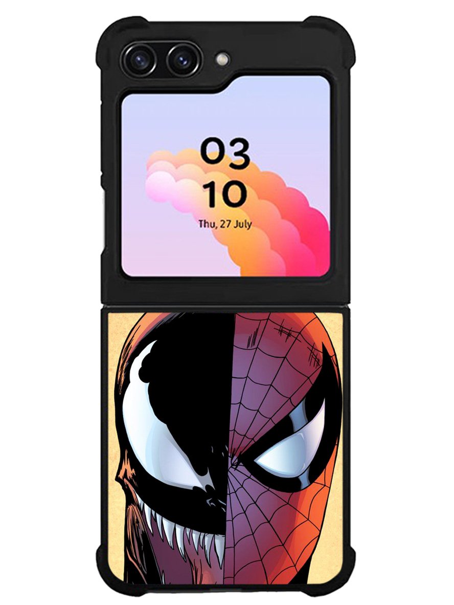 Venom Vs Spiderman Face Samsung Galaxy Z Flip 5 5G 2023 Case OV1358