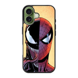 Venom Vs Spiderman Face iPhone 17 Case QC1358