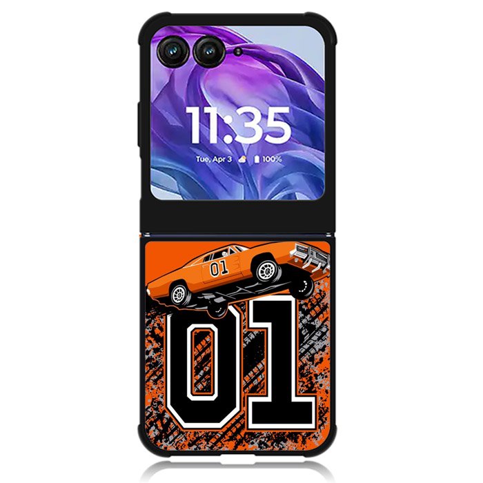 General Lee 01 Dukes Of Hazzard Motorola Moto Razr Plus 2024 , Moto Razr+ 2024 Case