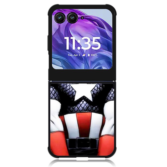 Captain America Motorola Moto Razr Plus 2024 , Moto Razr+ 2024 Case OV1389