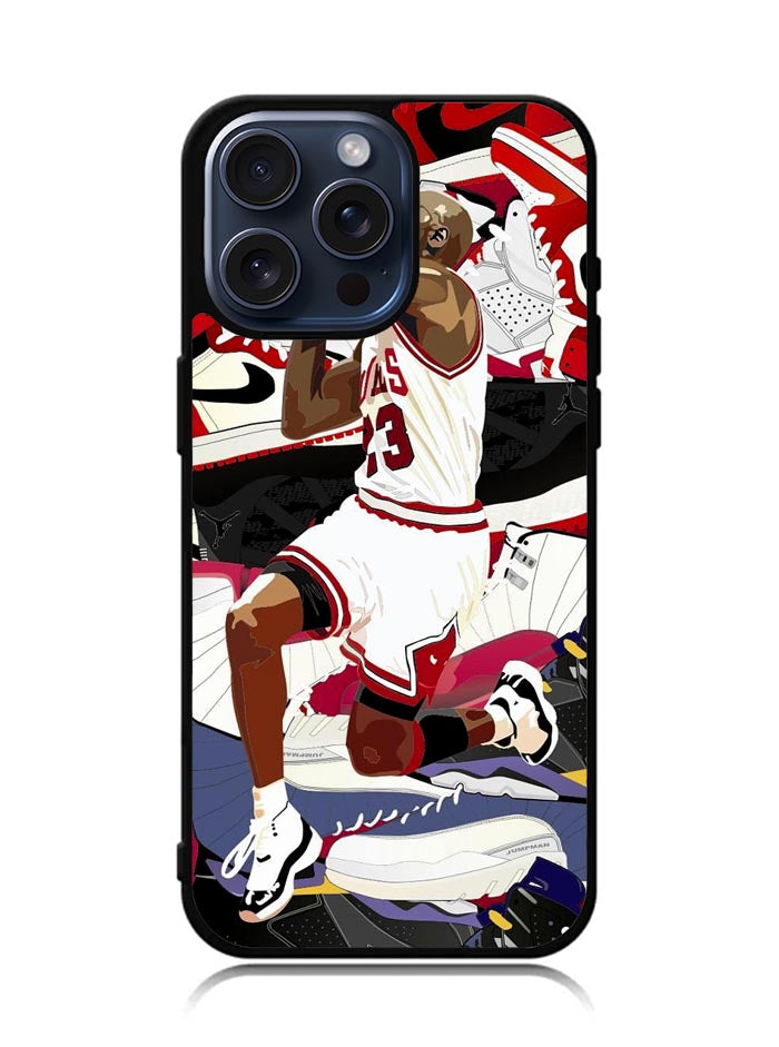 Michael Jordan 23 iPhone 15 Pro Max Case