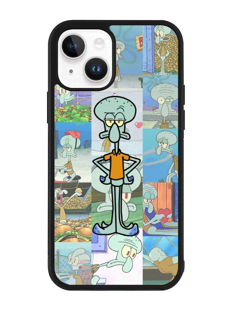 Squidward Spongebob Wallpaper iPhone 14 Plus Case QC1409