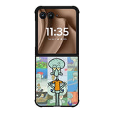 Squidward Spongebob Wallpaper Motorola Moto RAZR Plus 2025 Case OV1409