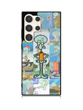 Squidward Spongebob Wallpaper Samsung Galaxy S25 Ultra 5G Case QC1409