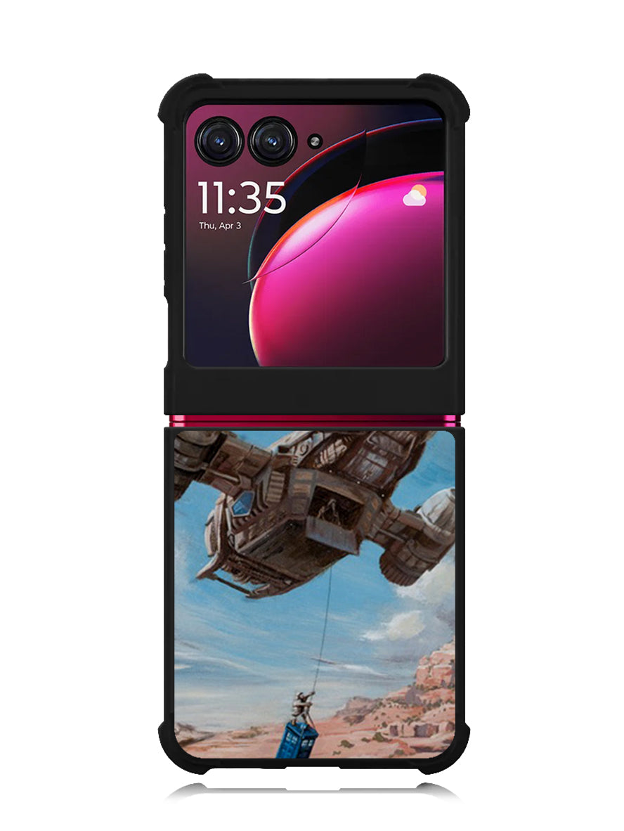 Time Job Firefly Tardis Doctor Who Motorola Moto Razr Plus 2023 , Moto Razr+ 2023 Case