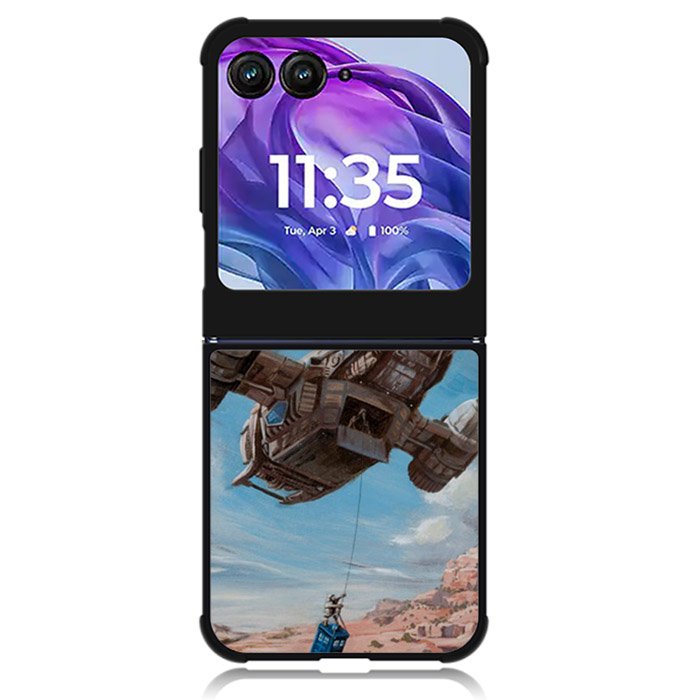 Time Job Firefly Tardis Doctor Who Motorola Moto Razr Plus 2024 , Moto Razr+ 2024 Case