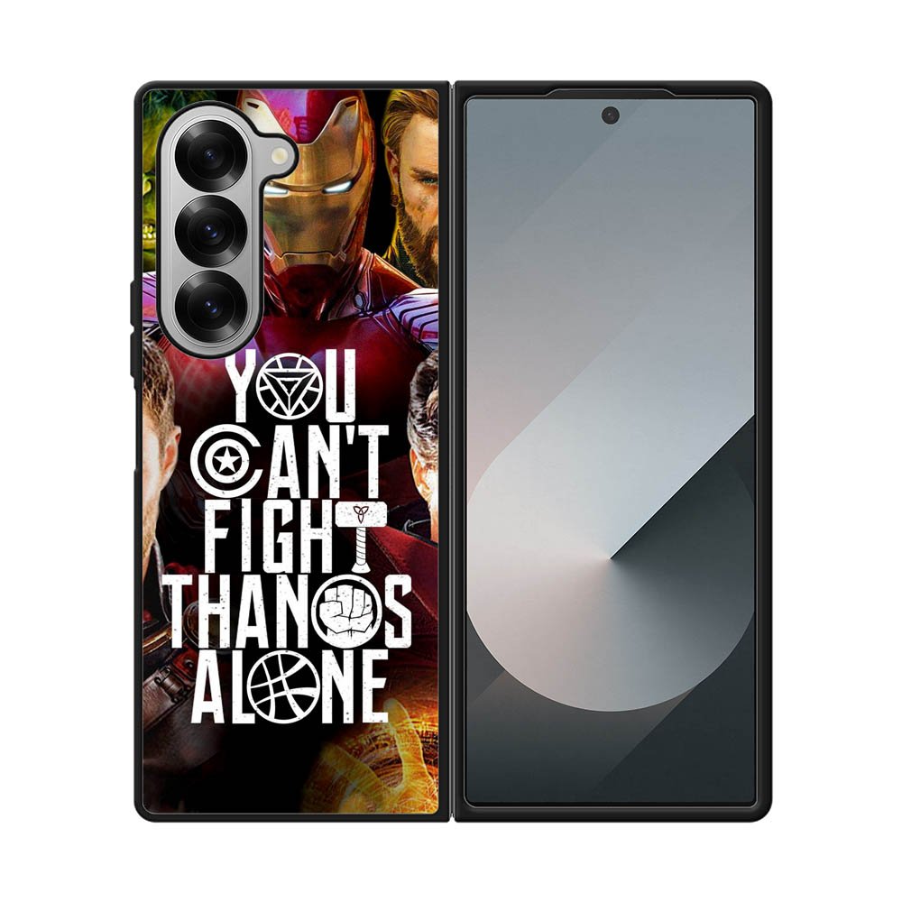 Avengers You Cant Fight Thanos Alone Samsung Galaxy Z Fold 7 5G Case OV1427