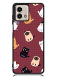 Cat Pattern Wallpaper Motorola Moto G Stylus 5G 2023 Case OV1436
